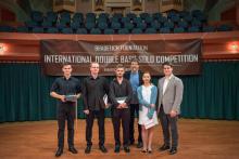 Dominic Wagner, Szymon Marciniak, Marek Romanowski, Jeff Bradetich, Mikyung Sung y Samuel Suggs en el Concurso Bradetich 2017