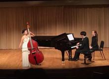 Mikyung Sung y Jaemin Shin en un recital de 2016