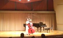 Mikyung Sung performing in Thayer Hall 2014