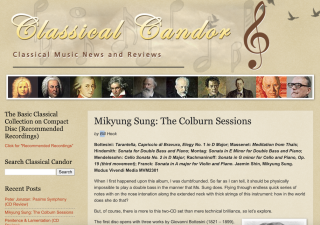 Classical Candor review of The Colburn sessions